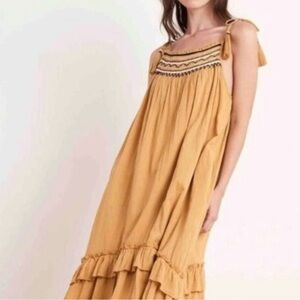Velvet by Graham & Spencer Mustard Maxi Dress